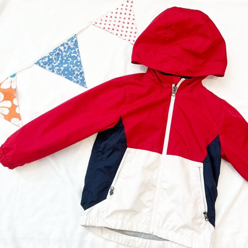 Gap Lined Hooded Raincoat Size 5 Years